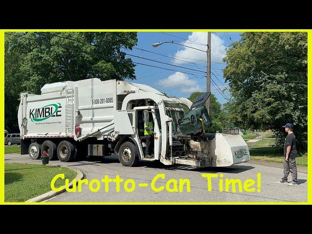 Curotto Can Garbage Truck In Action!