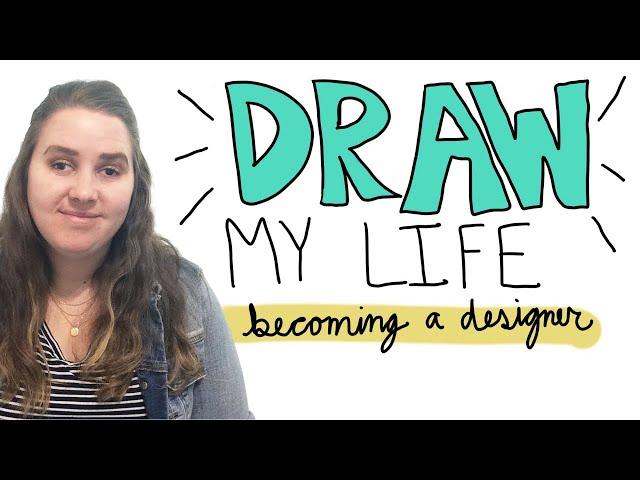 DRAW MY LIFE | My Journey to Becoming a Designer | Visually Impaired Designer