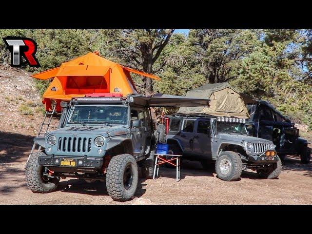 5 Jeep Wrangler Overland Camp Setups