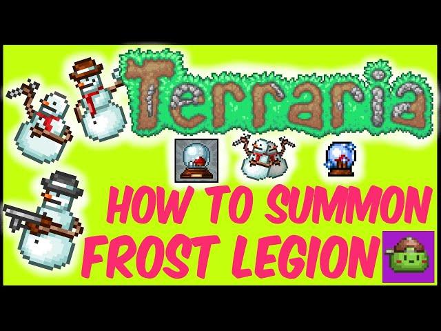 How To Summon The Frost Legion Event (Easy) In Terraria | Terraria 1.4.4.9