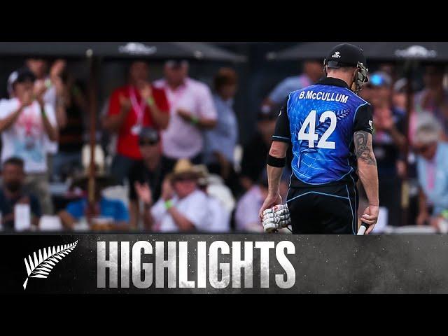 McCullum's Last ODI, Thrilling Trophy Decider | HIGHLIGHTS | BLACKCAPS v Australia | 3rd ODI, 2016