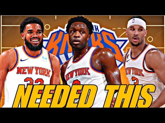 The New York Knicks NEEDED THIS…