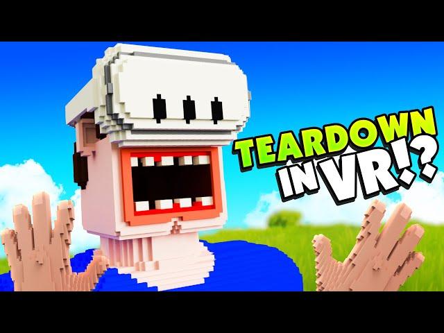 New VR Destruction Game is TEARDOWN In VR!