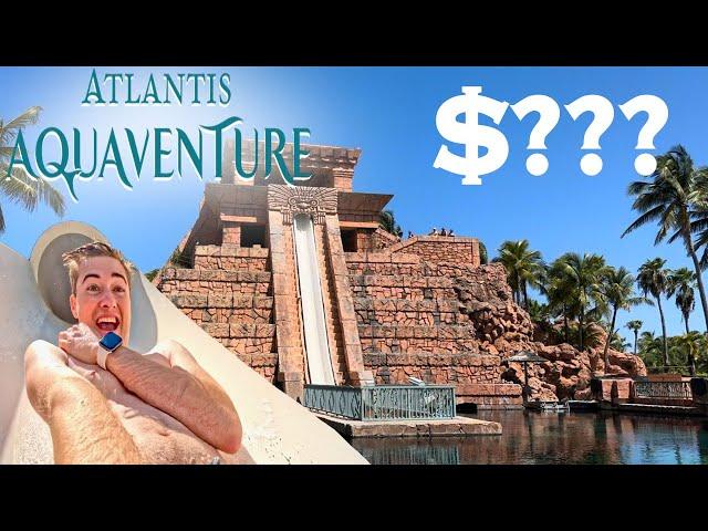 I Visited the Most Expensive Water Park in the World | Atlantis Aquaventure Bahamas Vlog