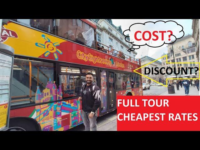 1 DIN ME PURA LONDON GHOOM DAALA  HOP ON HOP OFF BUS- Ticket Prices / Cost?