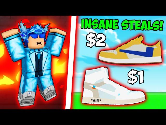 Getting INSANE Steals On Rare Shoes In Sneaker Resell Simulator! Sneaker Con Hustle #29 (Roblox)