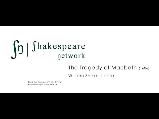 Macbeth - The Complete Shakespeare - SN Audiobooks - Multiple Subtitlles - High-Res - 4K
