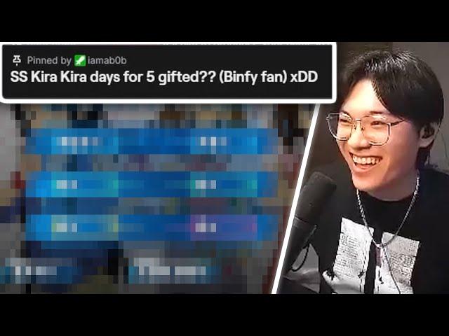 5 GIFTED SUBS IF BTMC CAN SS KIRA KIRA DAYS