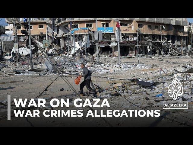 Gaza war crimes allegations: Testimonies heard about civilian executions.