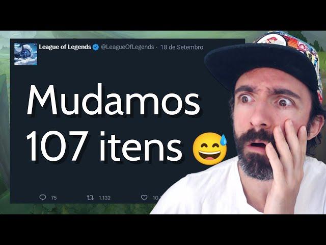 O LOL VAI MUDAR 100%! QUASE TODOS OS ITENS MODIFICADOS