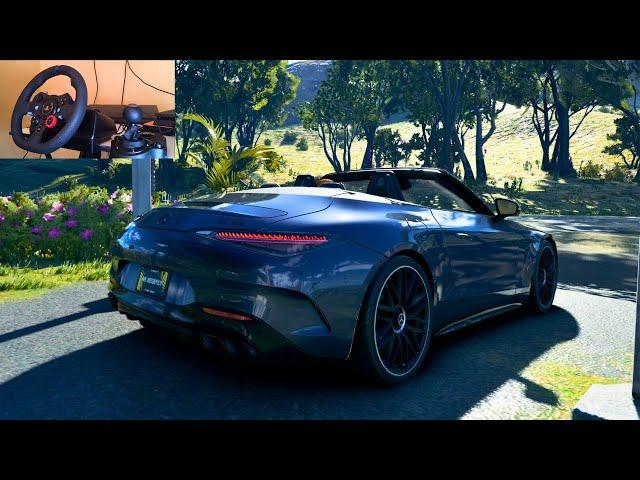 Mercedes SL63 AMG | The Crew Motorfest | Logitech G29 shifter gameplay