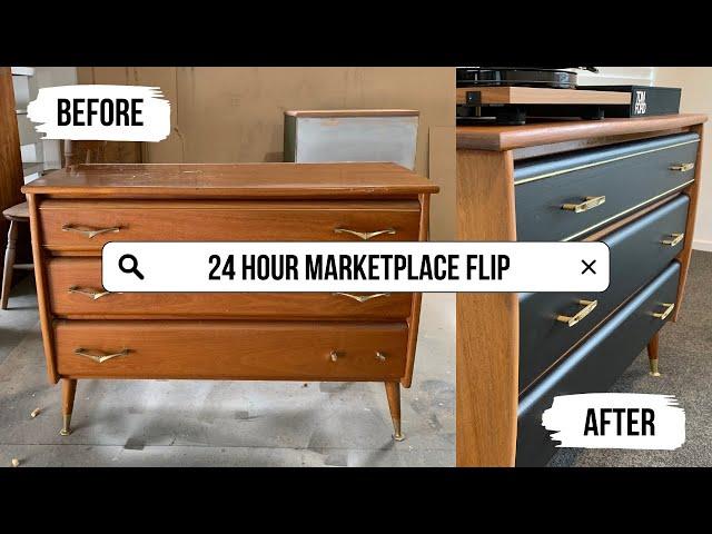 Furniture Flip from start to end - My process to buy, makeover, and resell (in 24 hours)