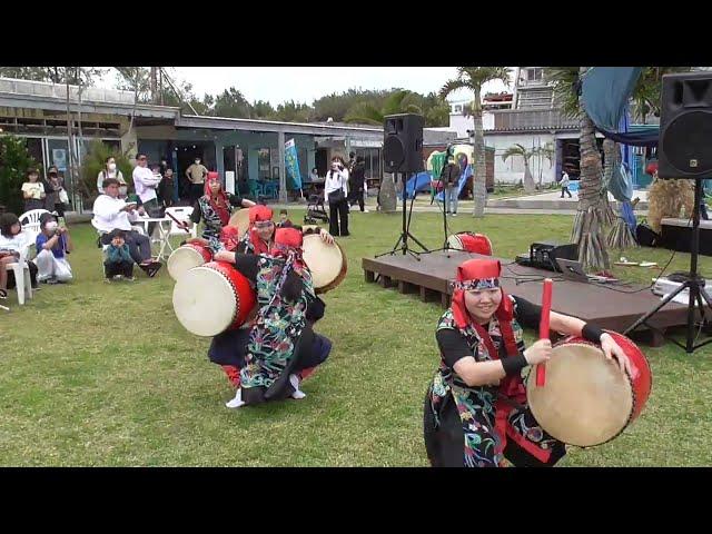 テンヨー節　創作太鼓集団 心-SHIN-　創作エイサー　青祭-ao matsuri-　（バタフライピー研究所×Gala青い海）　読谷村　沖縄