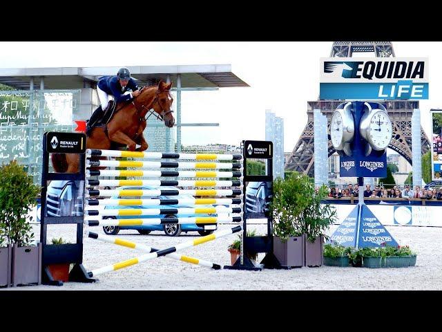 Puissance : Julien Epaillard et Danielle Goldstein sautent 1,95m au Paris Eiffel Jumping !