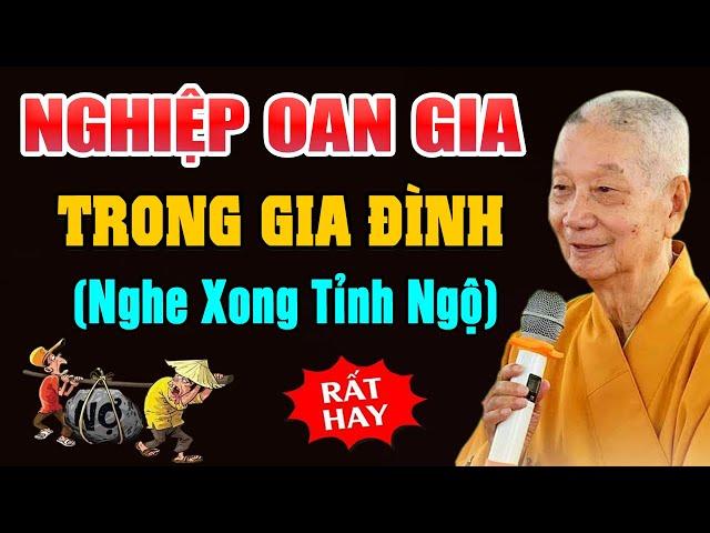 NGHIỆP OAN GIA trong gia đình (nghe xong liền tỉnh ngộ) - HT. Thích Trí Quảng