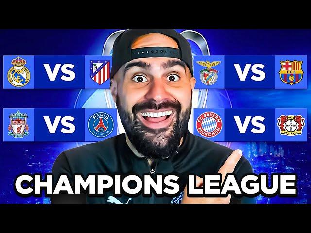 My Champions League Round Of 16 PREVIEW & PREDICTIONS