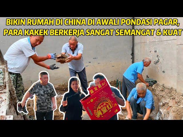 HARI PERTAMA RESMI BANGUN RUMAH DI CHINA: PONDASI TEMBOK PAGAR, LIHAT BERSAMA PROSESNYA GIMANA?