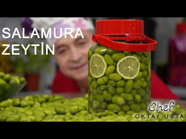 HOW TO CURE GREEN OLIVES ? ️ | Chef Oktay Usta