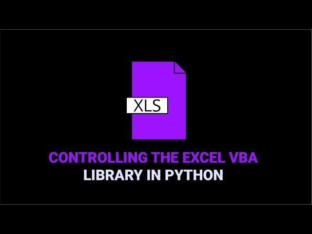 How To Use Excel VBA In Python