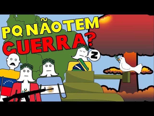 Por que a América do Sul é o continente mais pacifico?️