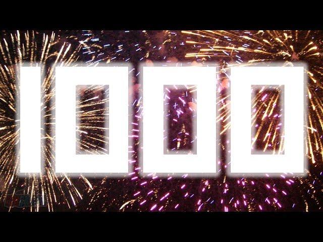 My 1000th Video and my 1st