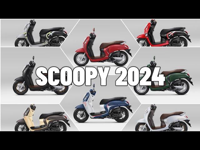 SCOOPY 2024 TERBARU YANG ANDA TUNGGU INILAH VARIAN WARNANYA