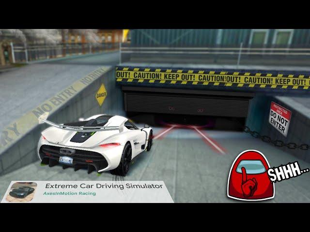 THIS GAME DOESN'T WANT YOU TO KNOW THESE SECRET PLACES!  Extreme Car Driving