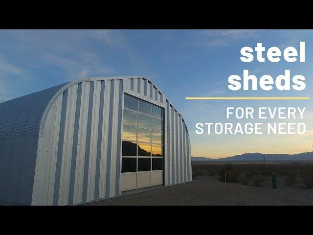 Steel Sheds For Every Storage Need | SteelMaster Buildings