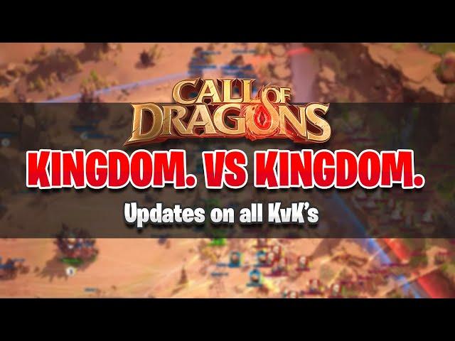 UPDATES On ALL KvK's & SEASONS! Who's Winning/Losing & Pass Openings! [May W3] | Call of Dragons