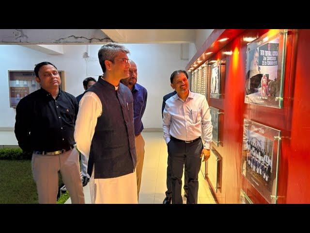 AIFF President & Ex-TFA Cadet, Mr. Kalyan Chaubey, returns to his Alma Mater Tata Football Academy.