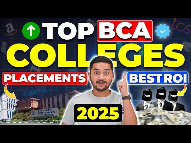 BCA Best Placement Colleges 2025BCA Top Placements & Best ROI #BCA #BCAPlacements #BCASalary