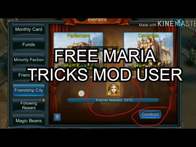 FREE MARIA  MOD User - GODDESS PRIMAL CHAOS watch till end