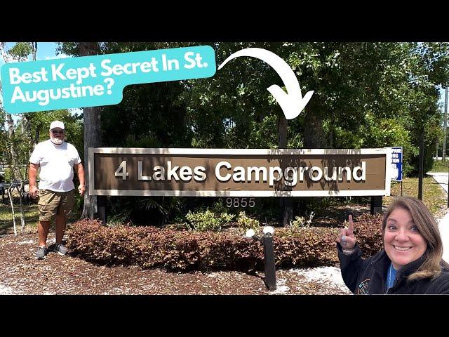 Best Campground Near St. Augustine? 4 Lakes Campground Review | Hastings, FL 4K