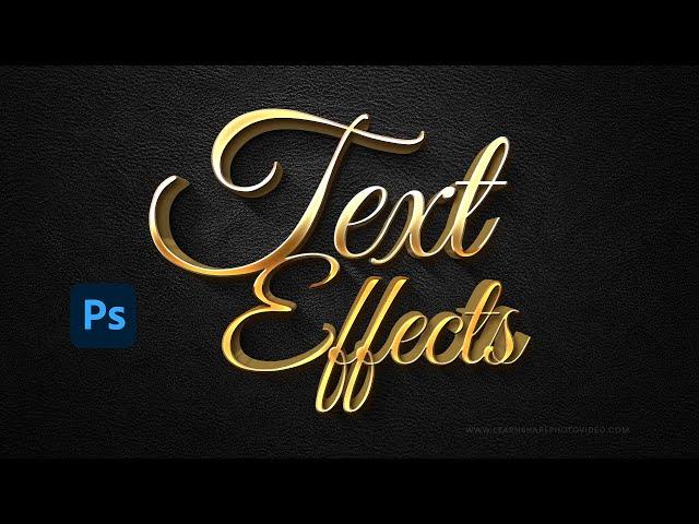 Create 3D Text Effects in Photoshop! Graphic Design Tutorial for Beginners (Part 57)