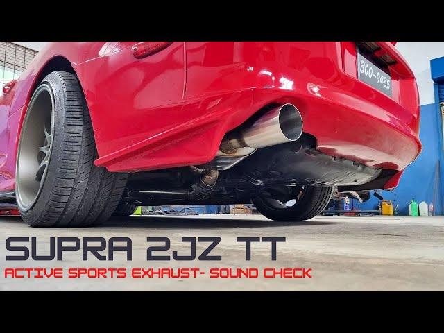 TOYOTA SUPRA TT - TURBO BACK ACTIVE EXHAUST SYSTEM | WICKEDEP RACING