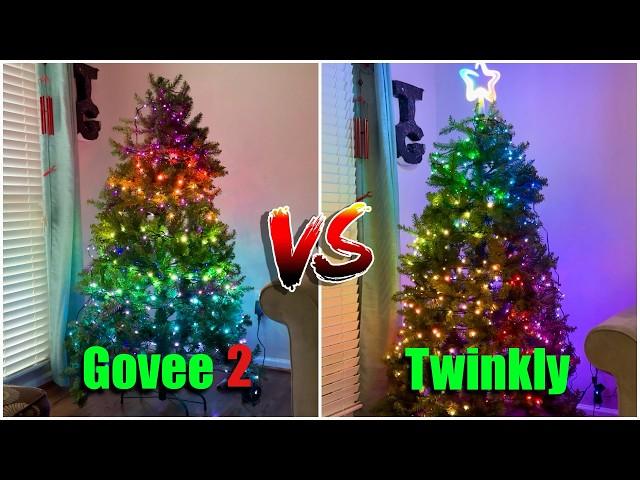 GOVEE vs. TWINKLY - Smart Christmas Tree SHOWDOWN!