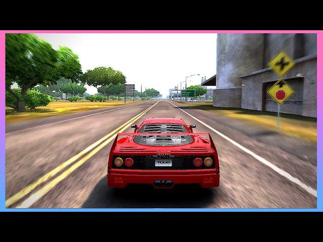 Ferrari F40 Free Roam Gameplay | Test Drive Unlimited 2