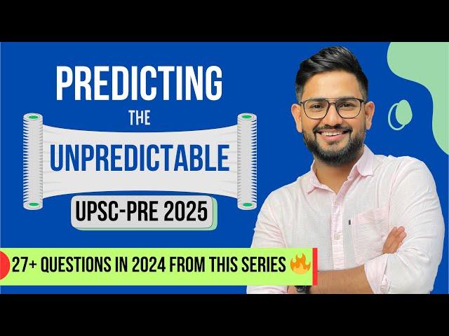 Predict The Unpredictable Series 2025#ias #upscexam #pre2025 #upsc #economy #prelims2025 #ips #irs