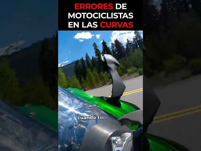  Errores #1 al tomar una curva en moto️ #shorts