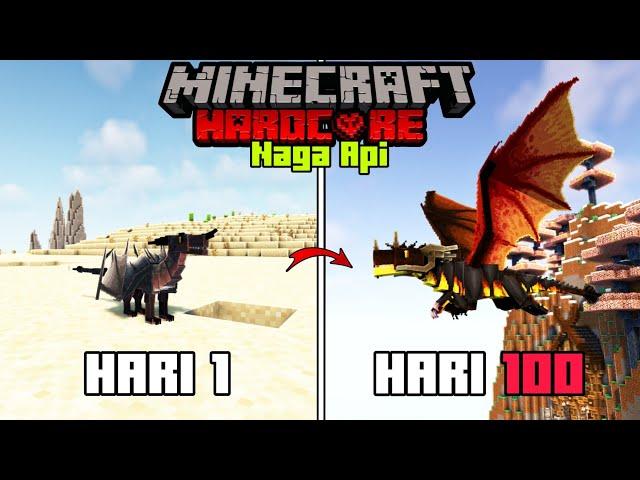 100 Hari di Minecraft Hardcore Tapi Jadi Naga Api