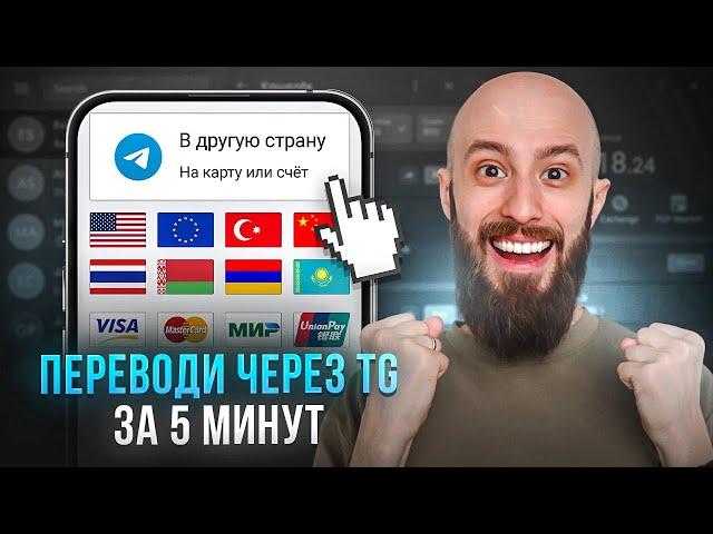 Переводи деньги через Telegram БЕЗ КОМИССИИ | Переводи криптовалюту за границу через Телеграм