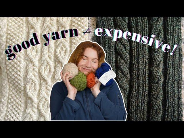 are you tired of expensive yarn culture? here are my fave good quality AFFORDABLE options