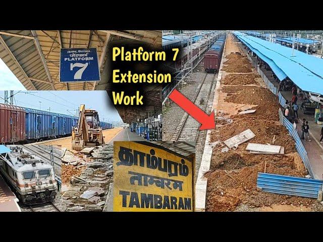 Tambaram Platform 7 Extension Work ! Nearing Completion