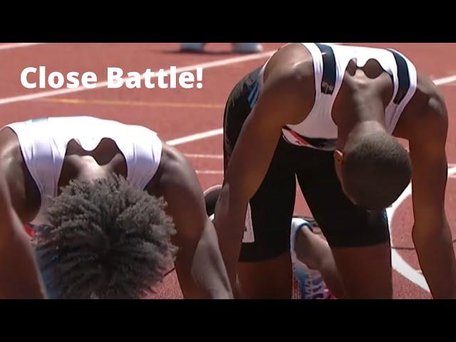 Close Battle - Lyles V. Knighton Men's 200m Finals~2022 USA National Championships