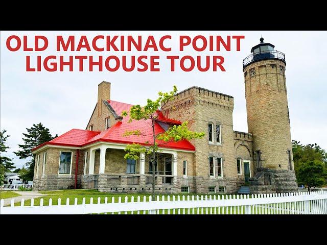 Old Mackinac Point Lighthouse Tour To The Top!