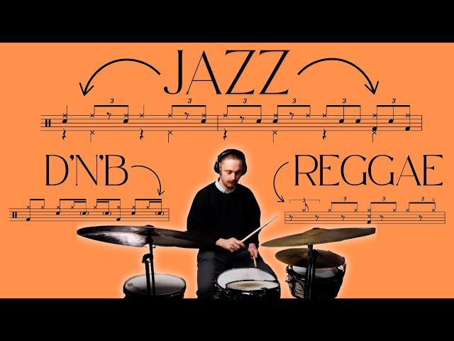 How to play drums in 9 different genres