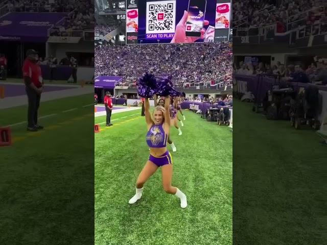 ▶️ Vikings Cheerleaders Let’s GOOO!  Minnesota Vikings NFL Football