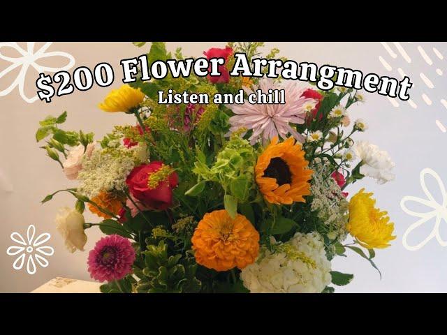 $200 Flower Arrangement Tutorial, Traditional Style