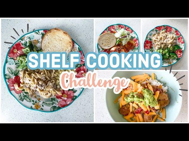 PANTRY COOKING CHALLENGE | Shelf Cooking Challenge | Shelftember