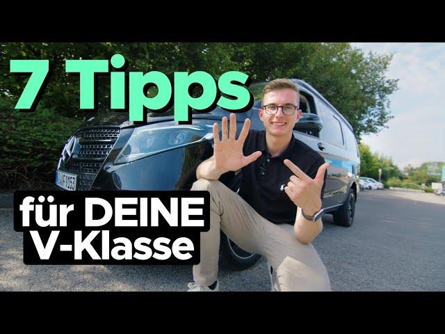 Mercedes: 7 ESSENTIELLE Tipps & Tricks zur V-Klasse | Sitze ausbauen, mehr Komfort + Alltagstipps